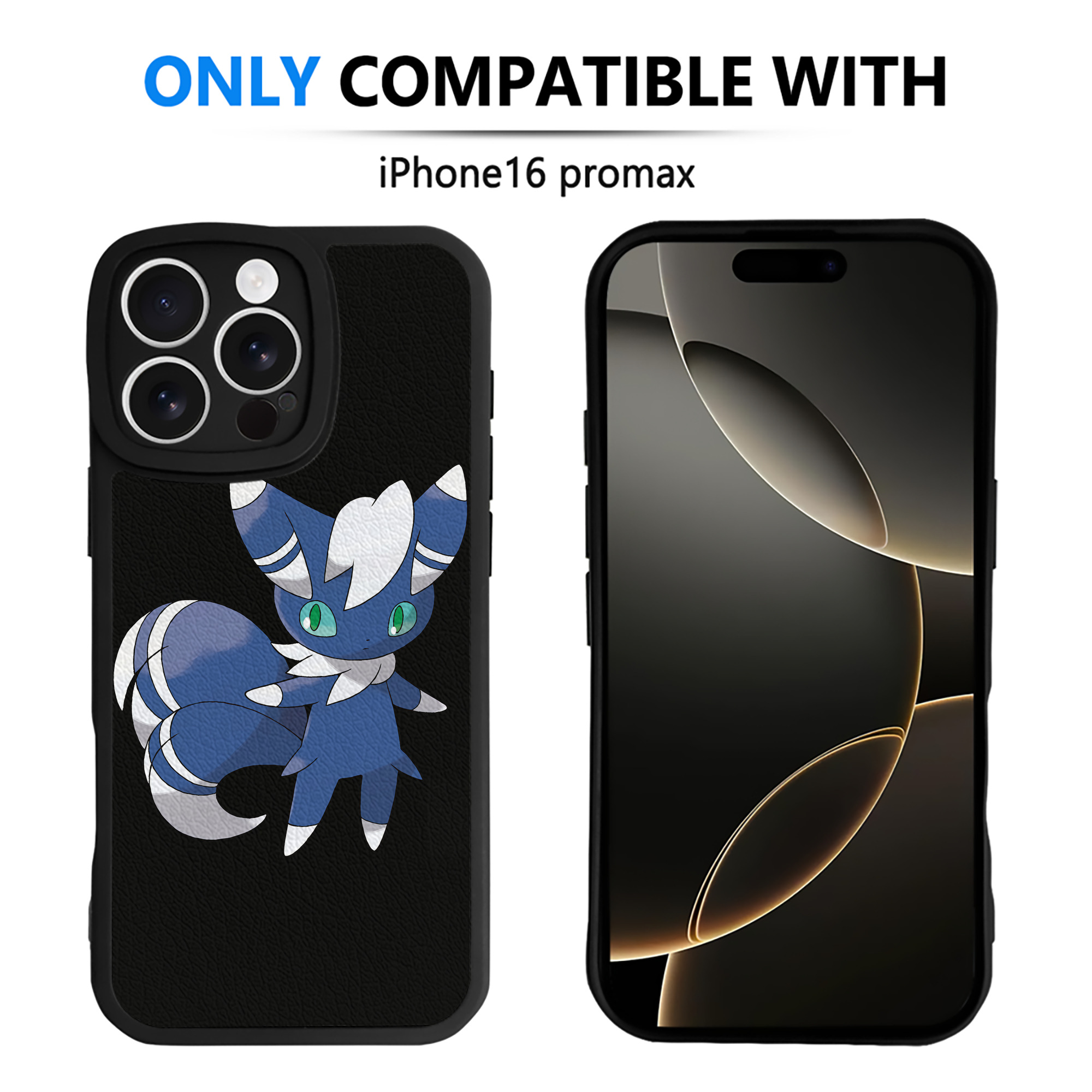 （画像用） ポケットモンスター Pokémon 【iPhone 16シリーズ対応】シリコンスマホケース（レザー調） 材質：シリコン